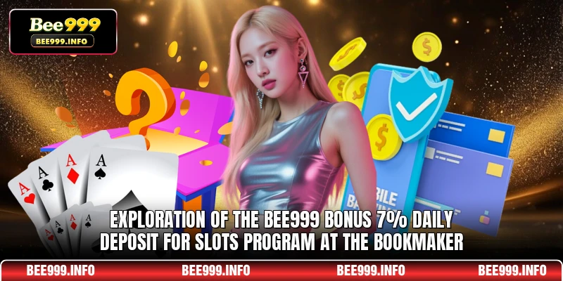 Exploration of the Bee999 bonus 7% daily deposit for slots Program at the Bookmak er
