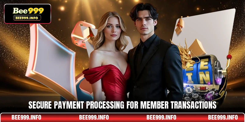 Secure payment processing for member transactions